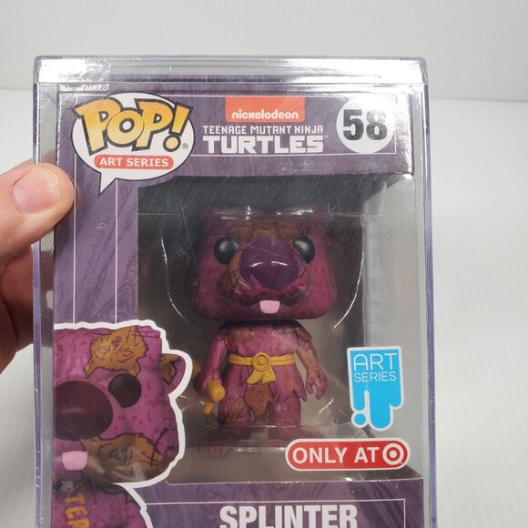 Funko POP! Artist Series: TMNT Splinter #58 Target Exclusive w Clear Case - Picture 1 of 7